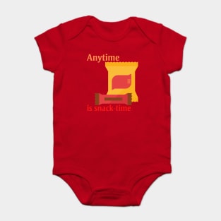 Anytime is snack-time Baby Bodysuit